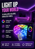 RGB LED Strip Lights – 16 Million Colors