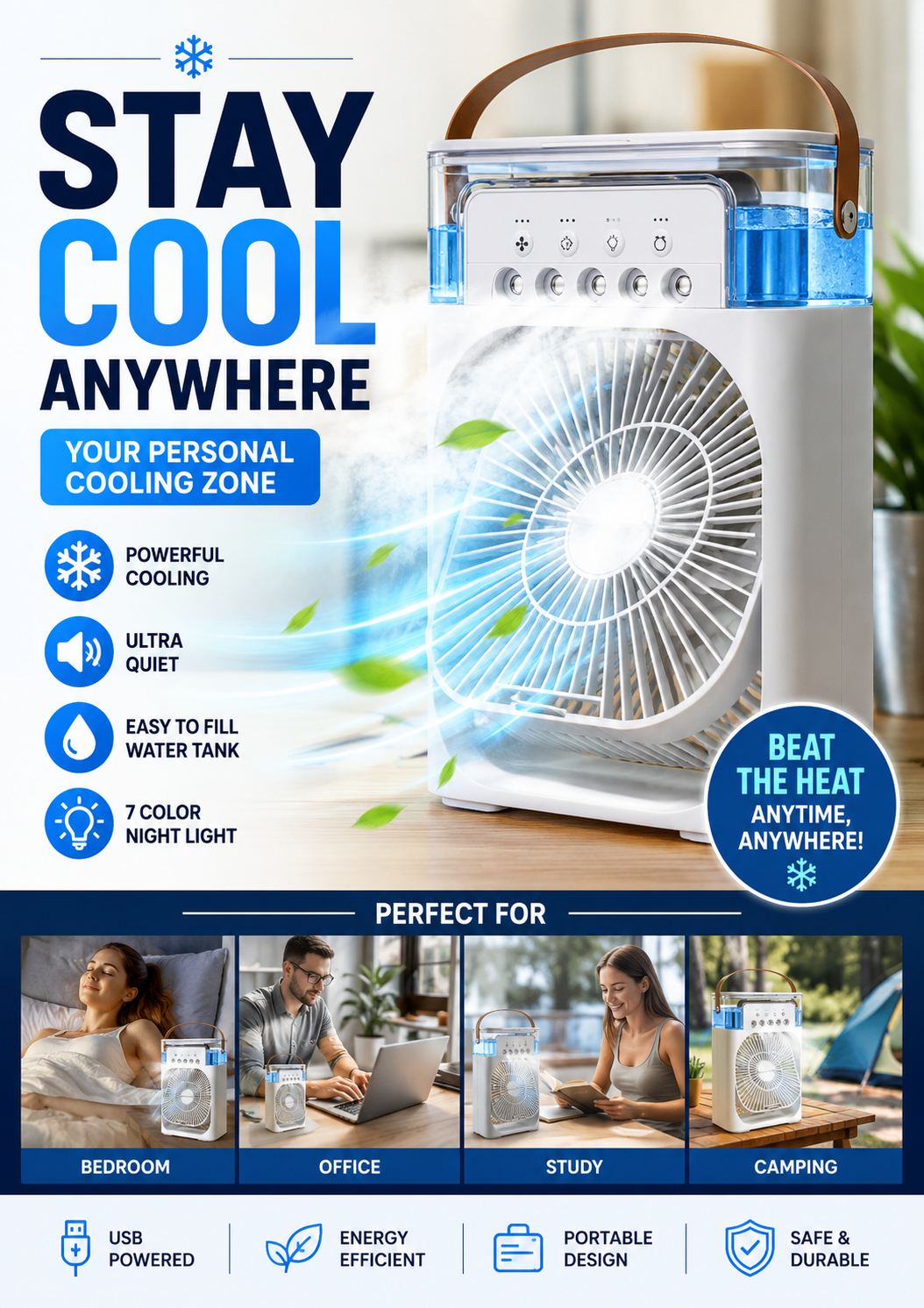 Portable Air Conditioner Fan