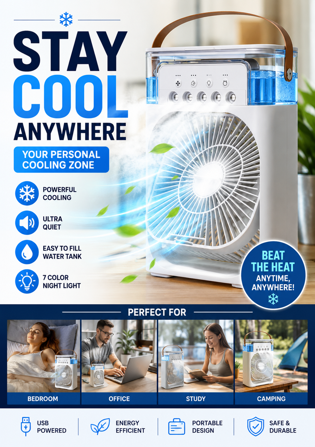 Portable Air Conditioner Fan